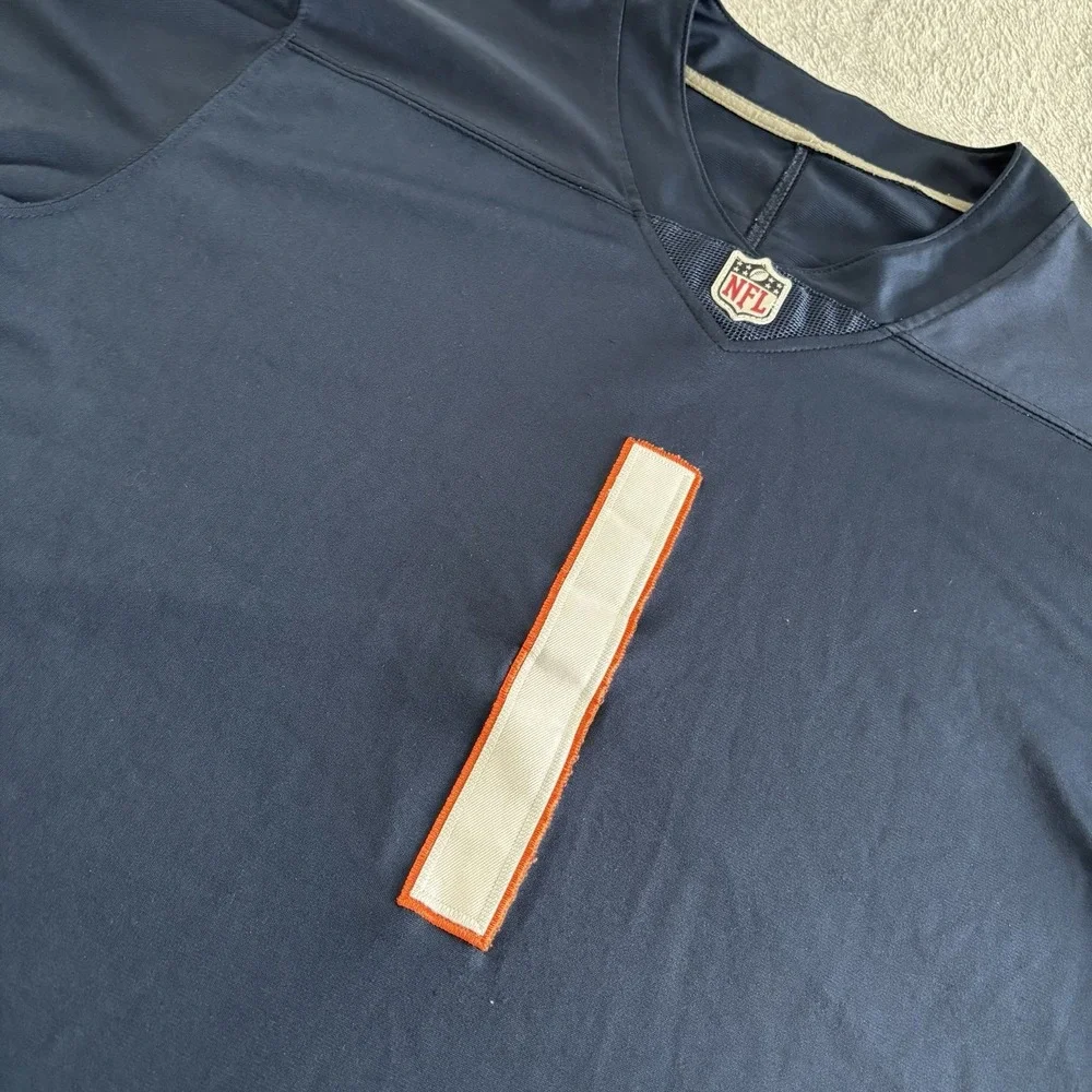 Nike‎ NFL Chicago Bears Jersey Men's XL Football Navy Orange Adult